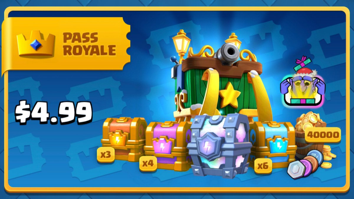 💰x5 PASS ROYALE GIVEAWAY💰

To enter:

✅Follow me <a href="/RozayGG/">Rozay</a>
✅Retweet/Like
✅Reply with your current favorite card in Clash Royale

Winners will be selected in 48 hours, good luck!