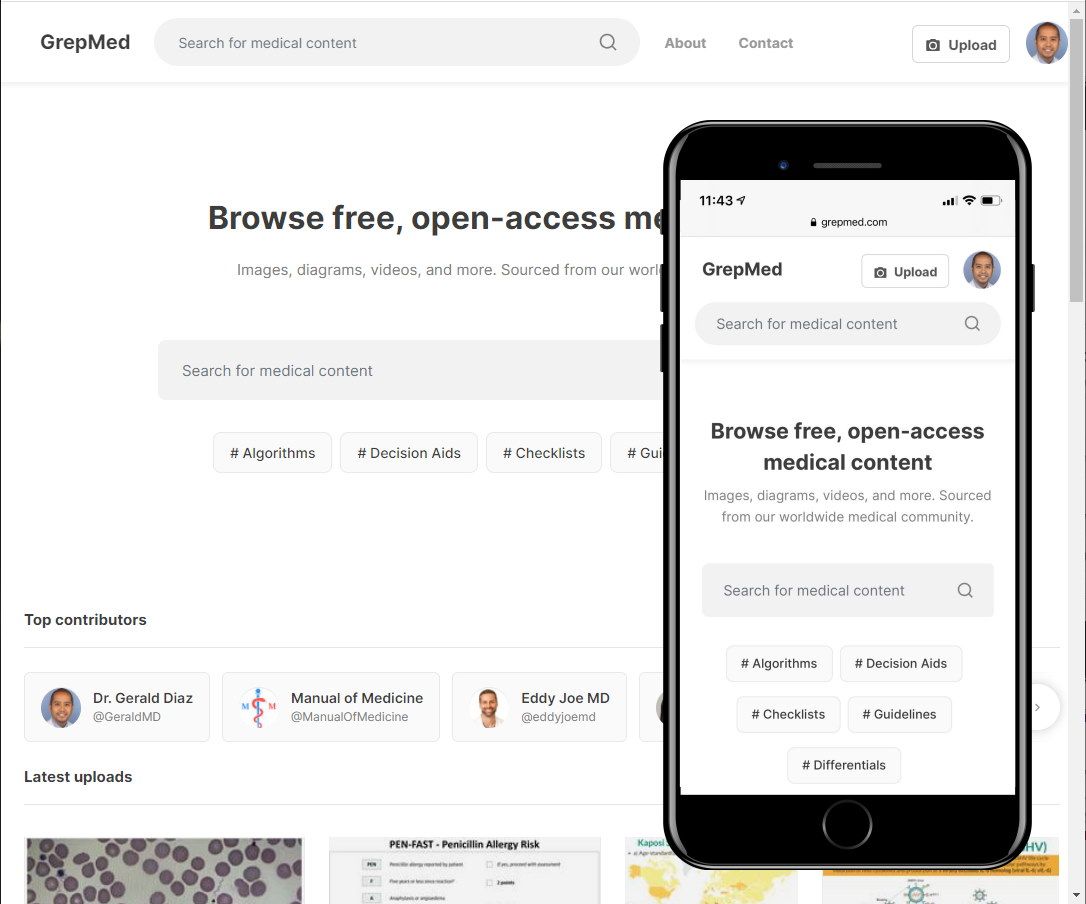 GrepMed (@grepmeded) on Twitter photo GrepMed Relaunch!  Check out our slick new site design at grepmed.com
User interface developed by product designers Hannah Yan and Nathan Pokpongkiat and software implemented by <a href="/k00bideh/">keyan ๐</a> ๐ ๐ 
#FOAMed #MedEd GrepMed Relaunch!  Check out our slick new site design at grepmed.com
User interface developed by product designers Hannah Yan and Nathan Pokpongkiat and software implemented by <a href="/k00bideh/">keyan ๐</a> ๐ ๐ 
#FOAMed #MedEd