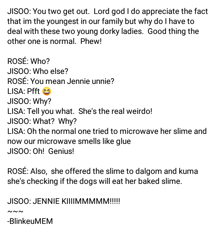 SooyasSnowdrop's tweet photo. Not Snowdrop related.  Just wanna share this 😜
-BlinkeuMem
#Jisoo #Lisa #Jennie #Rosé #BLACKPINK #BLINKSelcaDay #blink @BLACKPINK https://t.co/jpSESGIGBG