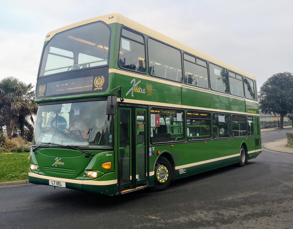 Xelabus's tweet photo. We are delighted to be working with @firsttravelsol, @SW_Help &amp; the @IslandLineUK by providing Rail Replacement services between #Ryde and #Shanklin for this week. Many thanks to Aaron for sharing this picture of our bus in Ryde with driver Matt at the wheel. https://t.co/jMyTCySctb