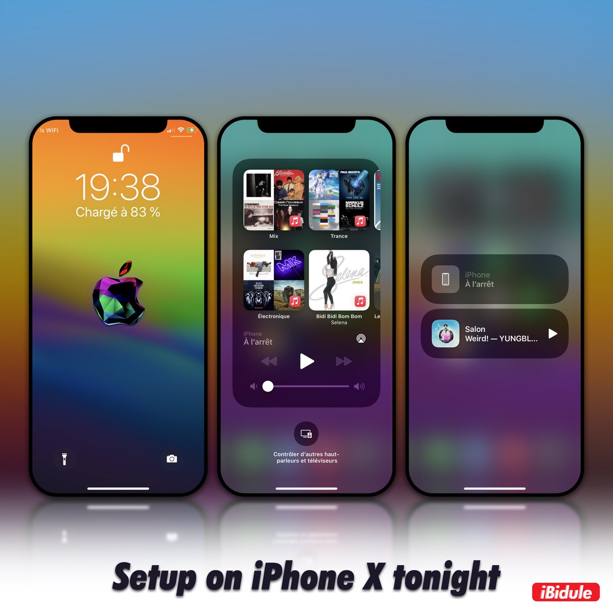 _iBidule's tweet photo. Setup on iPhone X tonight
#iOS143beta
Wallpaper by me (soon)
>>> RT & Follow for more... https://t.co/mDlX0GXfg1