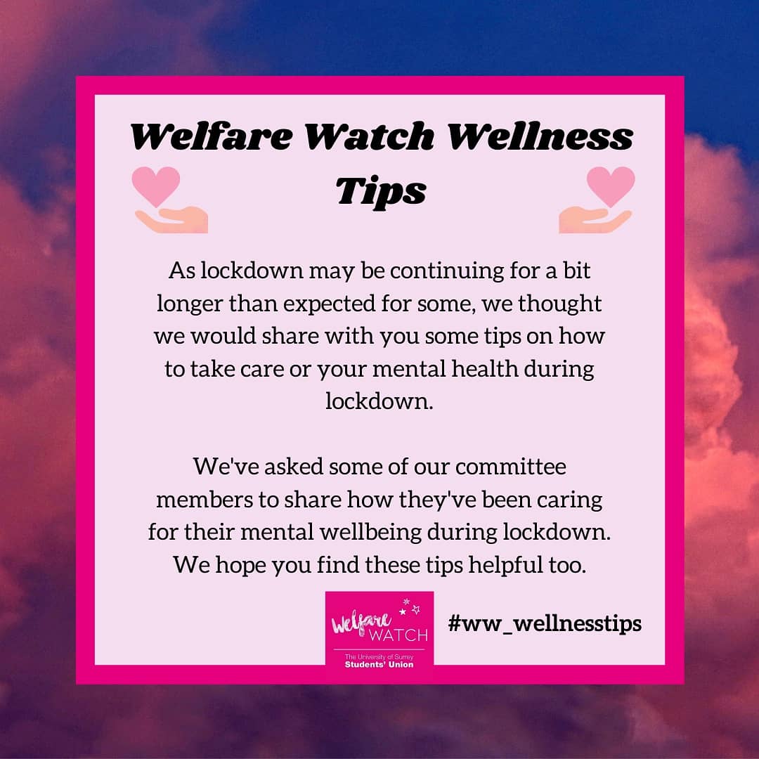 welfare_watch's tweet photo. Here's the first Welfare watch wellness tip!

Stay up to date as we'll be sharing more tips weekly. You too can get involved by using the hashtag #ww_wellnesstips and share with us how you've been keeping a positive mood during lockdown/self-isolation. https://t.co/v6qnNrzKJW