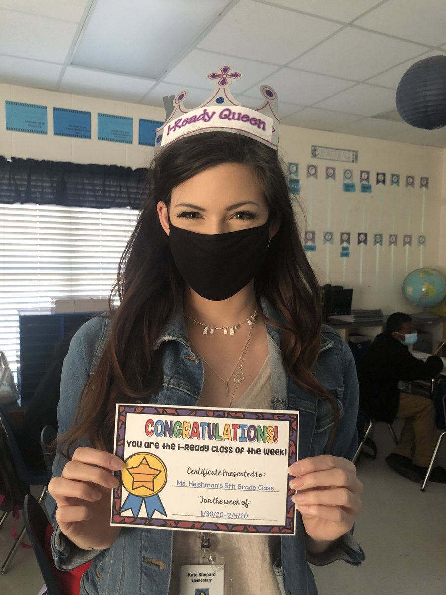 kateshep_elem's tweet photo. Congratulations to Ms. Heishman and her class for being the iReady leaders this week! Great job! ๐ฅ๐๐๐ผ #kses #ireadyleaders #learningleading @empowermcpss @avlincecum https://t.co/vb52VYyhnS