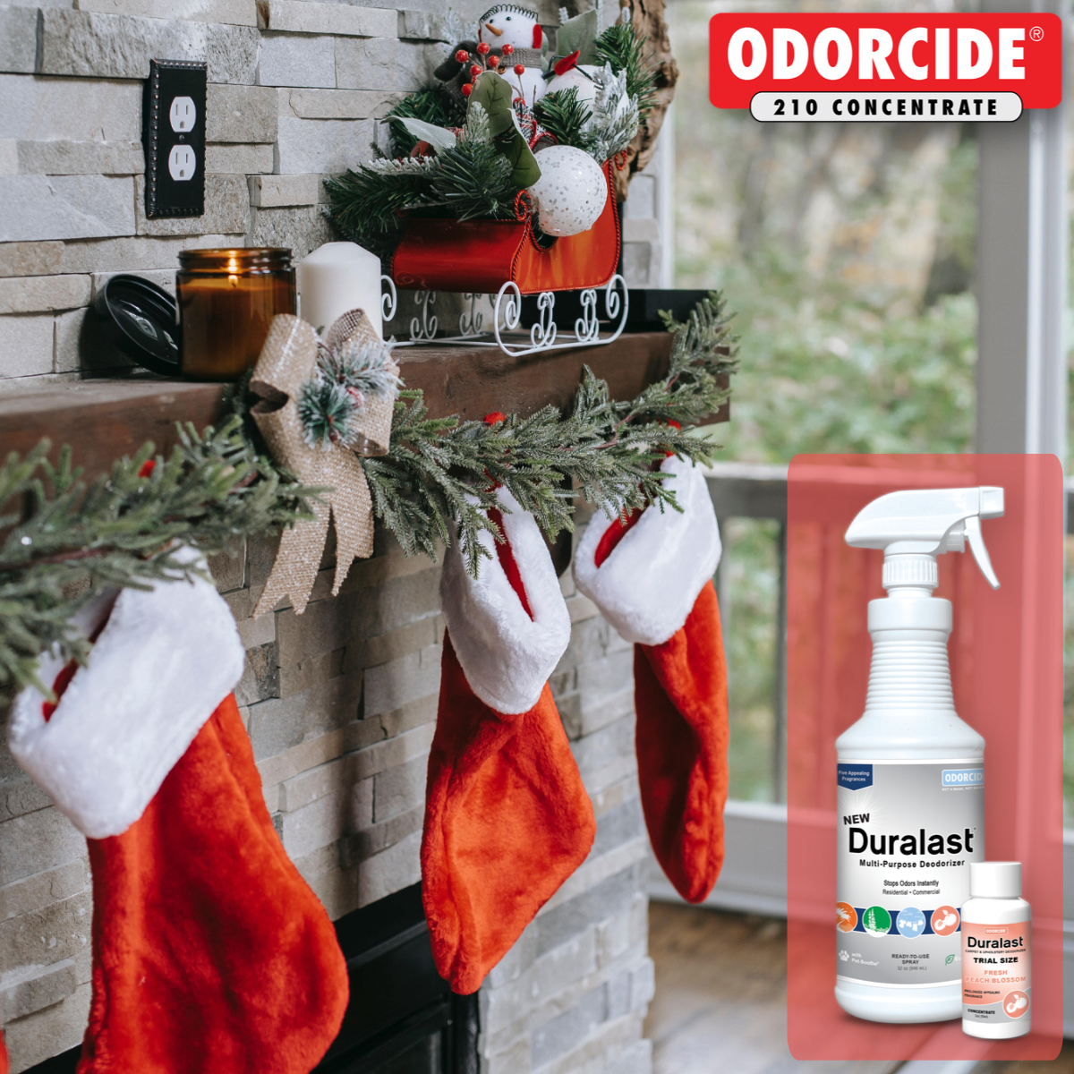 odorcide210's tweet photo. Keep those holiday fabrics smelling fresh with Odorcide Duralast! Perfect for stockings, cushions or even tree skirts! #odorcide #holiday #holidaydecor https://t.co/xTtsoVP8DQ