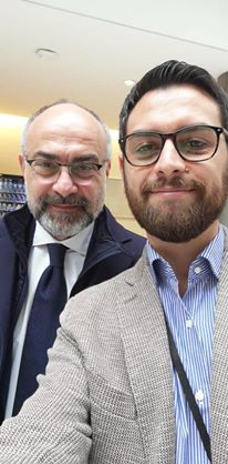 MassimoBello69's tweet photo. #Bruxelles Con l'amico Luca Leo nello #Staff dell'On. #AndreaCAROPPO al #Parlamentoeuropeo https://t.co/z4ud28iedV
