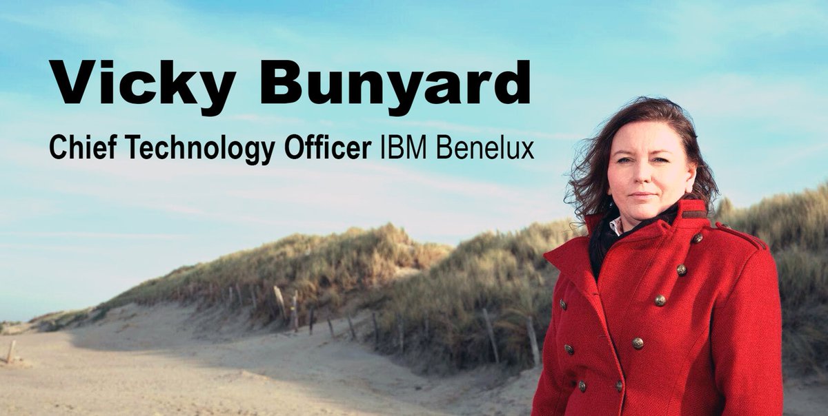FlorizoonePetra's tweet photo. Vicky Bunyard, CTO IBM Benelux, legt uit op welke technologieën IBM zich de komende jaren zal focussen in de 5in5-voorspellingen. Focus op duurzaamheid staat centraal! #ibm
 https://t.co/Gqpee7xMoC https://t.co/WwGAUWxqvT