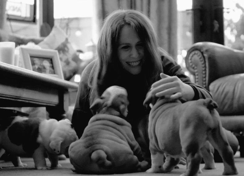 Catherine Tate being madly in love with dogs... a thread