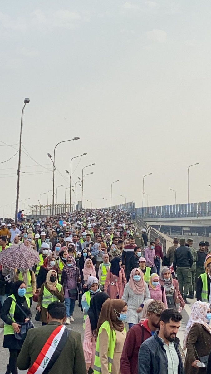 📩آن لنا أن نقطف ثمار جهدنا و تعبنا الذي طالبنا و لا زلنا نطالب به، موقف واحد سيحسم الامر و يزدهر العراق 

#يالكاظمي_الموازنه_للمعتصمين