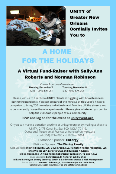 UNITYGNO's tweet photo. A very special thanks to the Waring Family for their Platinum Sponsorship of our fundraiser to help house the homeless! Join us today at https://t.co/vFtnrNIioB at 12:30 p.m. CST. You can RSVP and attend from there. https://t.co/mwNBfRCssv