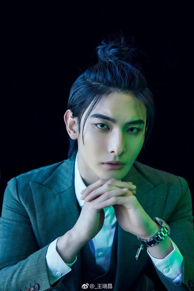 Wang Ruichang as He Xuan (real form)