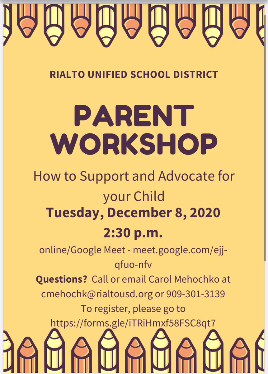 cuevas_Daniel06's tweet photo. Parents join us at the next parent workshops bought to you by @RialtoUSD more than ever we need your support in the iReady diagnostic. https://t.co/PV18M9G2yb