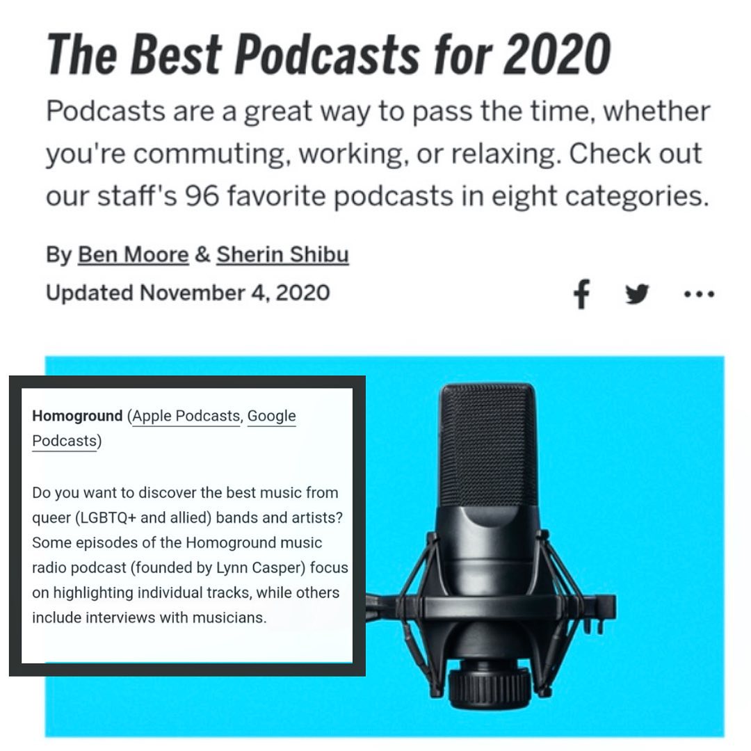homoground's tweet photo. Thank you pcmag for including Homoground in your round up for the best podcasts for 2020! Weβre honored to be on the list with so many other great podcasts.
#podcaster #bestpodcast #queermusicpodcast #homoground #pcmag #queer #lgbtqπ #supportindependent https://t.co/2yaSpwh4YW