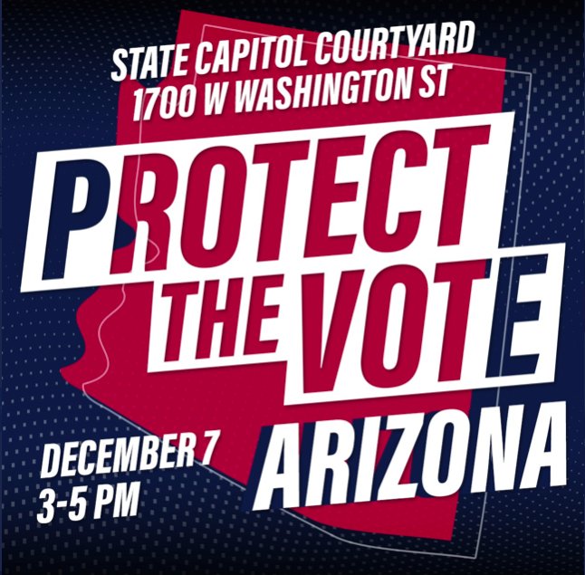 🔥 Arizona...TODAY...3pm
Go if you can. #FightForTruth