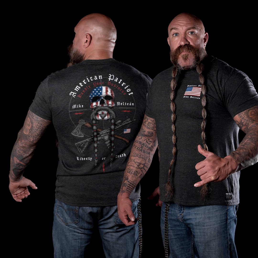 Mike Beltran on Twitter: &quot;Teamed up with Howitzer Clothing and humbled to have my very own signature t-shirt. Go to https://t.co/X6OnwAiMBi to orders yours today. MADE IN THE USA 🇺🇸. https://t.co/bHaHYPSgMq&quot; /
