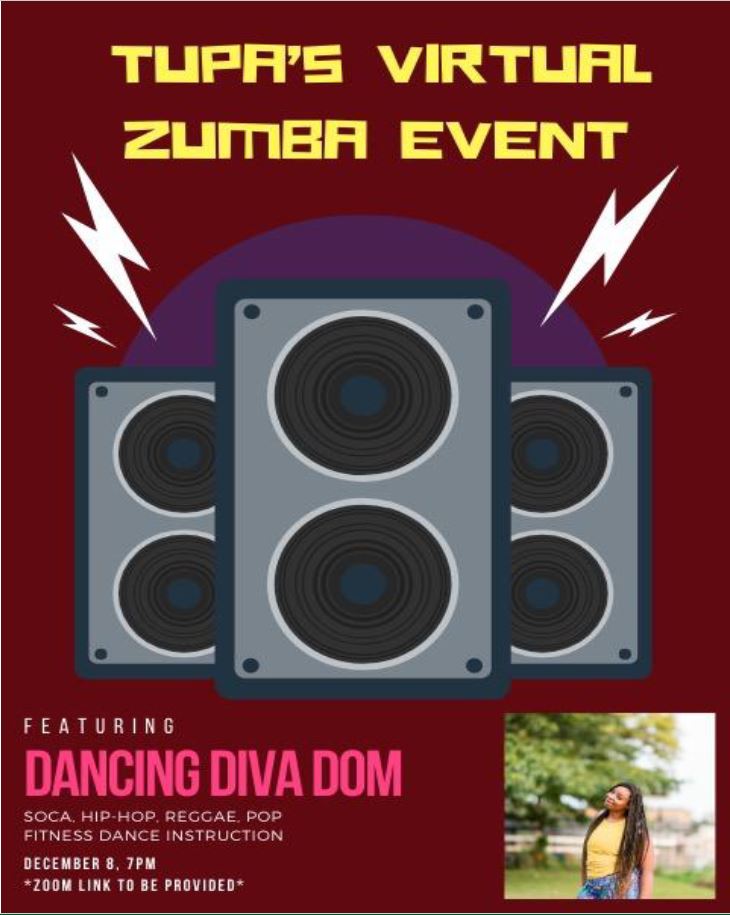Free Zumba class tomorrow at 7pm featuring Dancing Diva Dom!