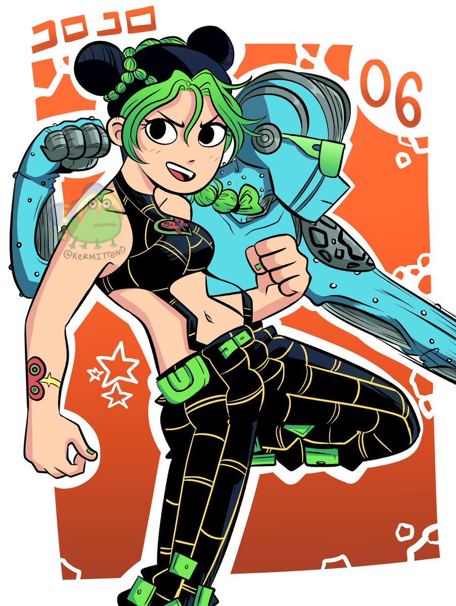 Hoenstly, I shouldn't be surprised that all my most popular stuff is just Jolyne lmao https://t.co/9IaKQirq3g 