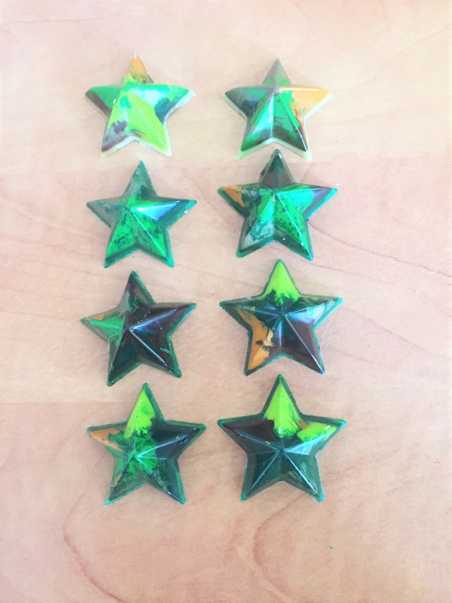 KraftyMcKrafter's tweet image. Holiday crayons for children, Star shape molded crayons, Custom holiday crayons, Holiday gift for kids, stocking stuffer for boys tuppu.net/ff0400f3  #CustomHoliday