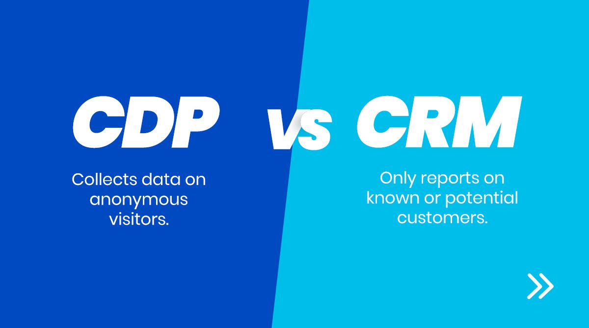 ONE12th_'s tweet photo. The main differences between #CDP and #CRM https://t.co/pw3R7d9I0T