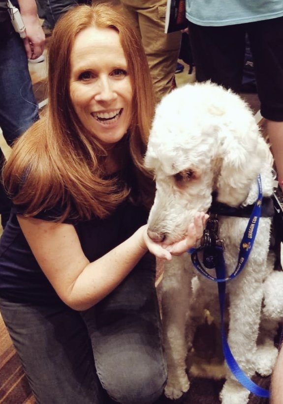 Catherine Tate being madly in love with dogs... a thread