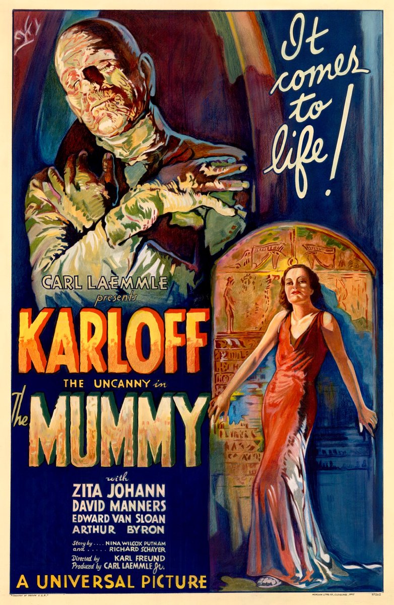 In the 20th century, we also got an influx of mummy films…The Mummy (1932)