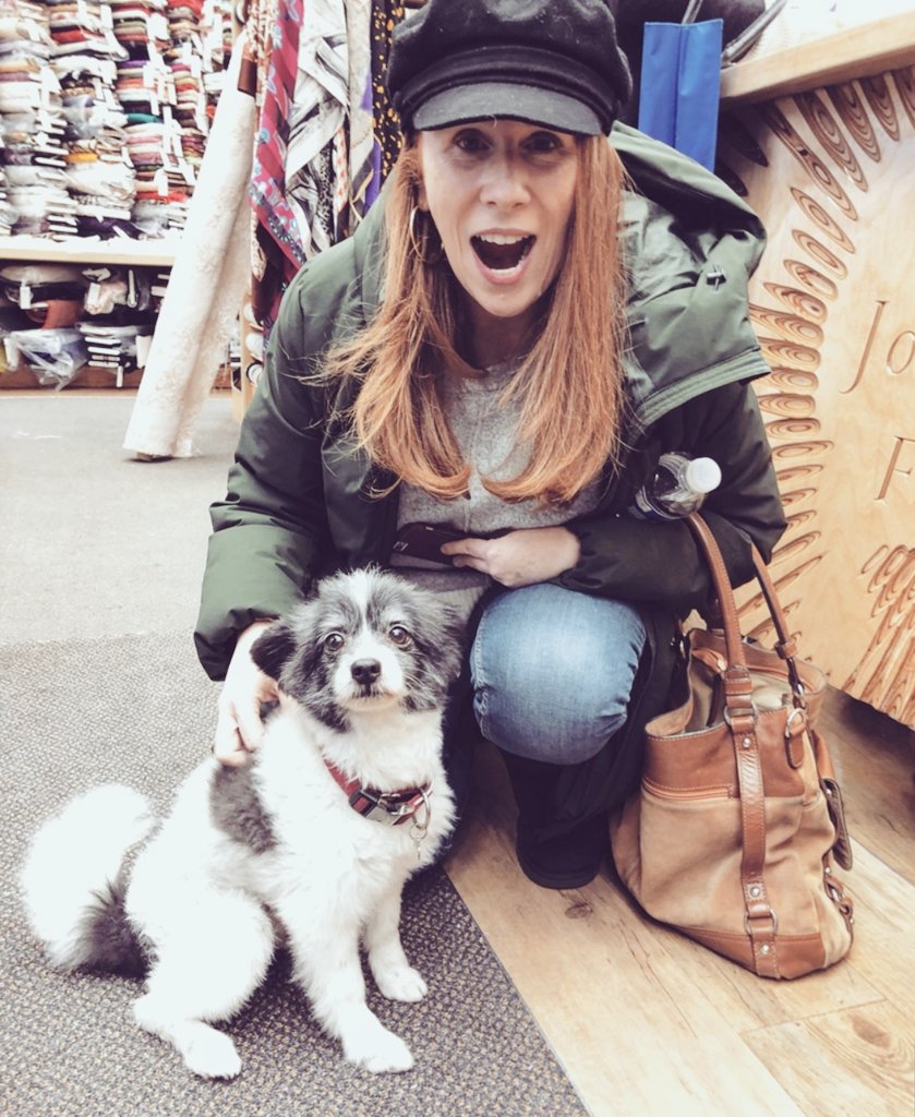 Catherine Tate being madly in love with dogs... a thread