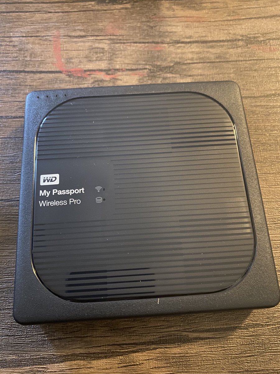 Ethycal_Warrior's tweet image. I really hope I’ve solved all my storage problems with this. 4TB WIRELESS external. #NeedMorestorage