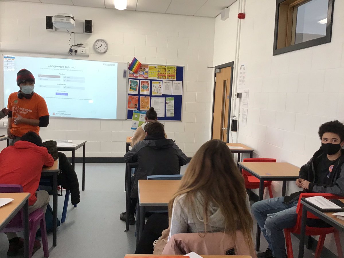 BremoreFrench's tweet photo. #ThinkLanguages2020 Working on recognising different languages by sound and alphabet at Bremore ETSS @BremoreEducate @EducateTogether @langsconnect_ie #languagesquad.com https://t.co/vllV5Xufz7
