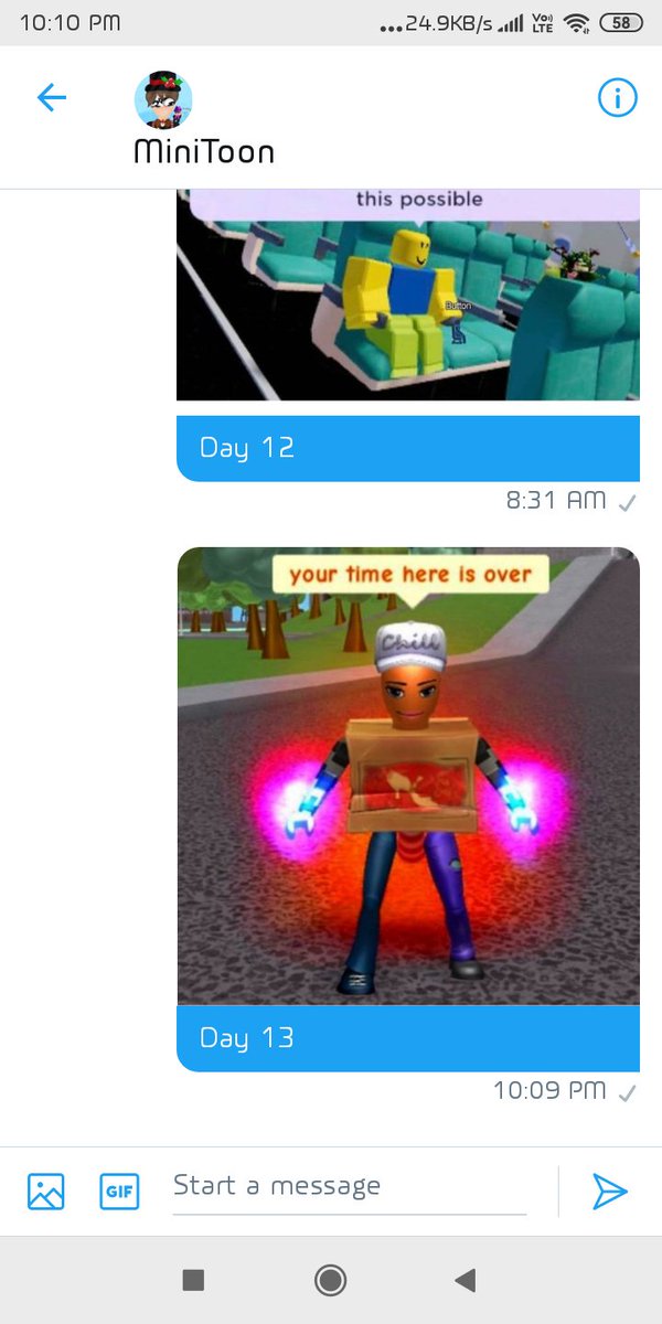 Fire1356King's tweet photo. Sending @DaRealMiniToon cursed image and memes everyday until he responds.
Day: 13
Remarks: No response https://t.co/O0RrraMVDv