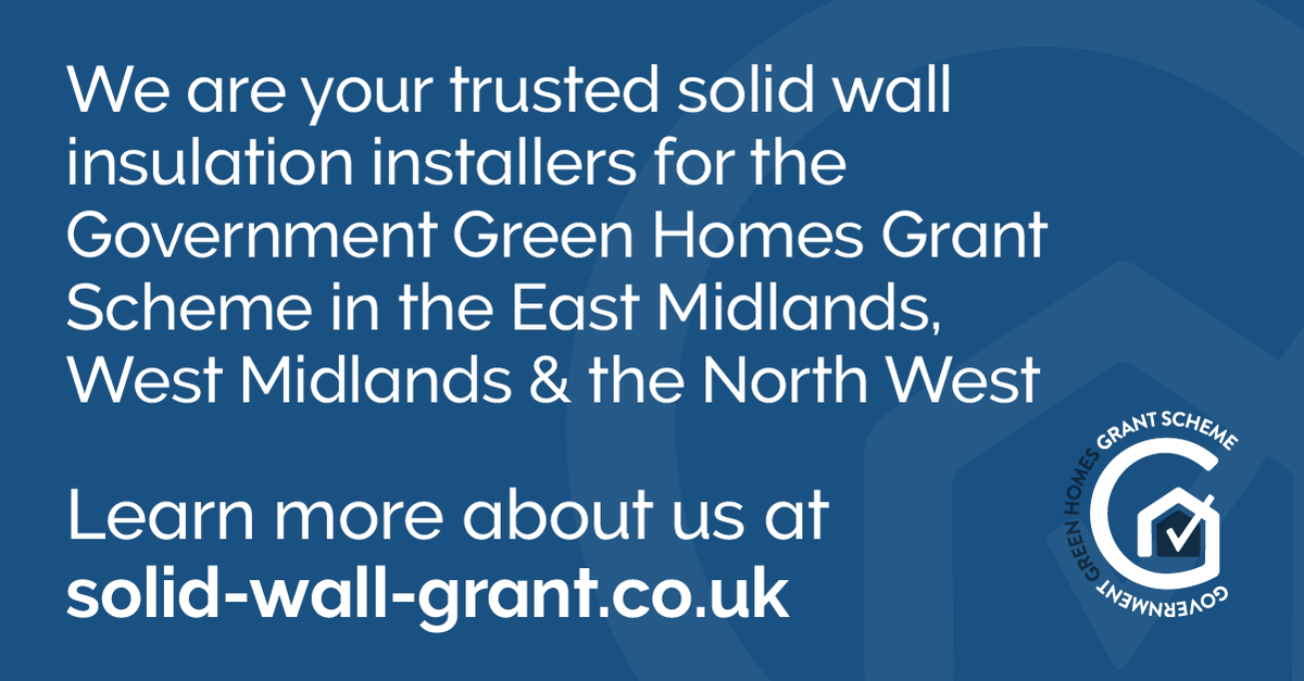 Homeowner or Landlord? Looking for a direct #TrustMark Solid Wall #Insulation Installer for the Green Homes Grant Scheme? We install 1000s of #solidwall measures each year tinyurl.com/y4fqc9br #Coventry #Nottingham #Wirral #Chesterfield #energyefficiency #greenhomesgrant