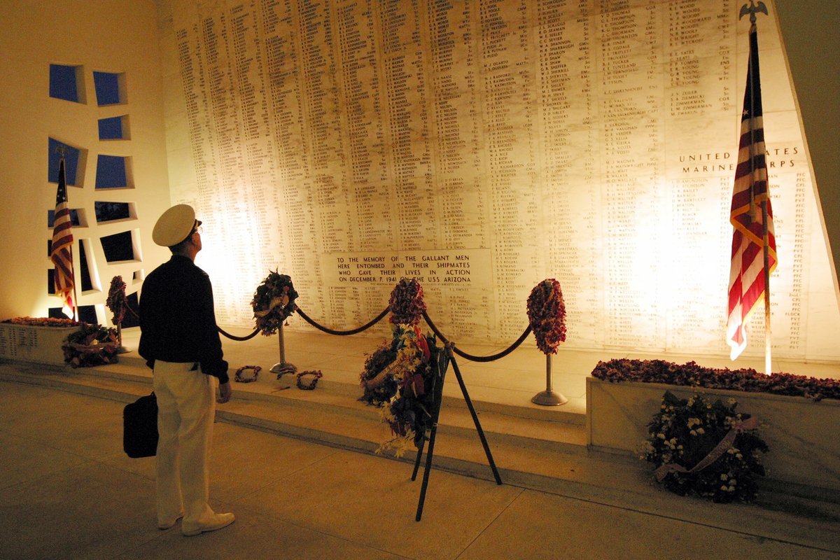 Vouch4aVet's tweet photo. 2,403 killed. 1,178 injured. National Pearl Harbor Remembrance Day. https://t.co/Bu2X5rsWfF