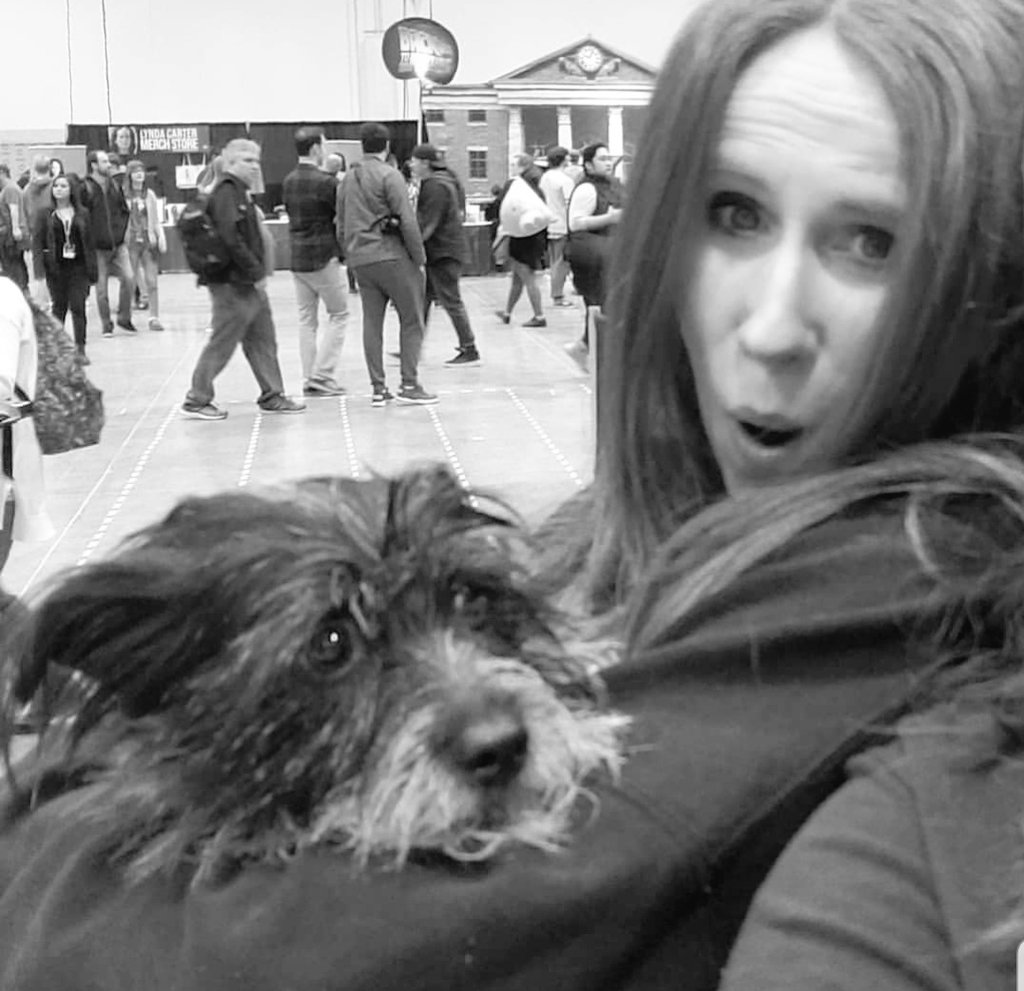 Catherine Tate being madly in love with dogs... a thread