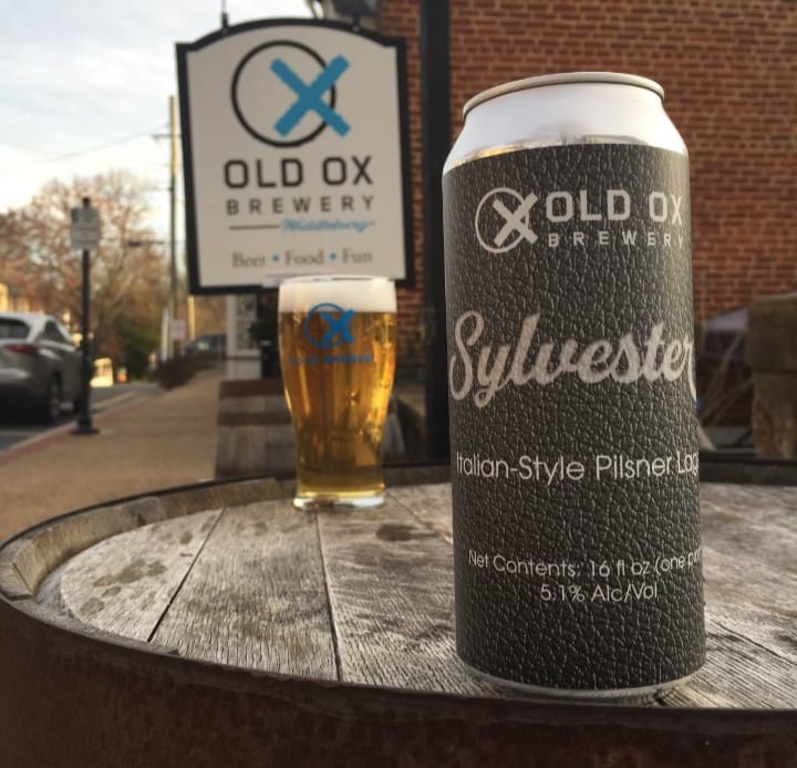 Have you tried Old Ox Brewery's latest #beer yet? 🇮🇹Sylvester is an Italian Pilsner that's crisp and easy-drinking. 🍺 Dry-hopped with Noble Hops, this refreshing pils is available on draft and in 4-packs.  📷: <a href="/OldOxBrewery/">Old Ox Brewery</a> #middleburgva #loudoun #loveloudoun