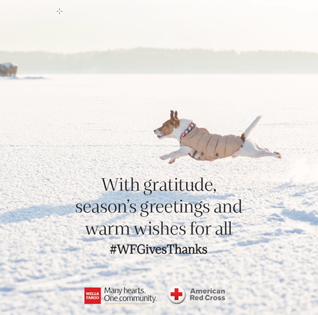 MarkFolk2's tweet photo. Join me in thanking the everyday heroes of 2020. @WellsFargo is donating $5 to the Red Cross up to $1M for every post thanking our heroes with #WFGivesThanks. https://t.co/6XNnzyKdPE