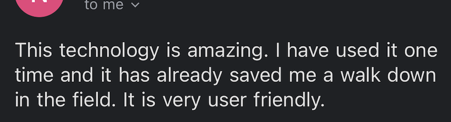 ewallen88's tweet image. It&apos;s always encouraging to start your Monday with a customer testimonial like this! The simplest thing - minimizing fieldwalks - can save plants tens of millions in savings and reduced worker exposure 📈