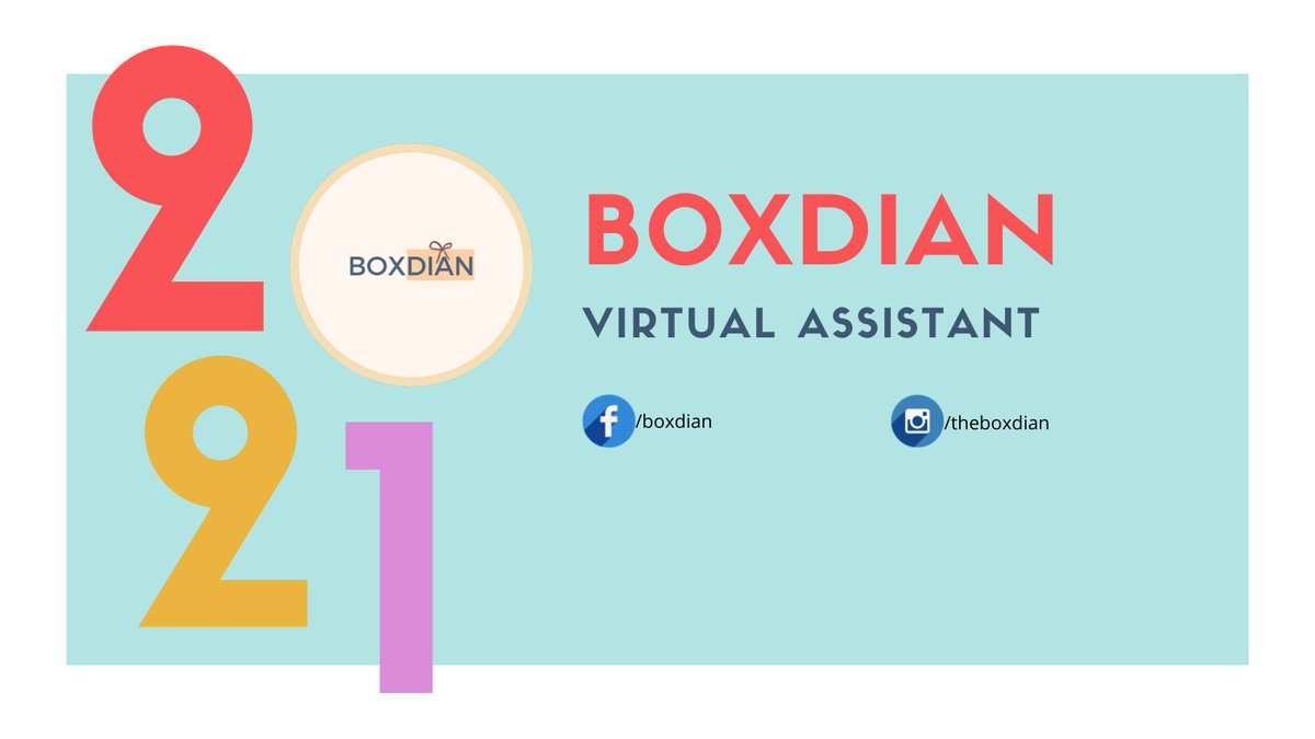 theboxdian's tweet photo. Boxdian is ready to serve you for this upcoming new year. With Boxdian, it delivers the best and high-quality services that you need. Professionally!! Boxdian, you virtual assistant. https://t.co/ZXVztDW1zr