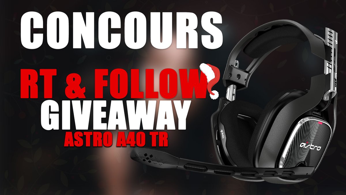 🎄CONCOURS ASTRO GAMING🎄

J'ai la chance de vous faire gagner avec <a href="/ASTROGamingFR/">ASTRO Gaming France</a>
un ASTRO 40TR 

🔁RT ce tweet
✅Follow <a href="/Kilira_CooperYT/">Kilira Cooper</a> &amp; <a href="/ASTROGamingFR/">ASTRO Gaming France</a> 
 
🎄Résultat le : 26/12 🎄

🤞 Goodluck