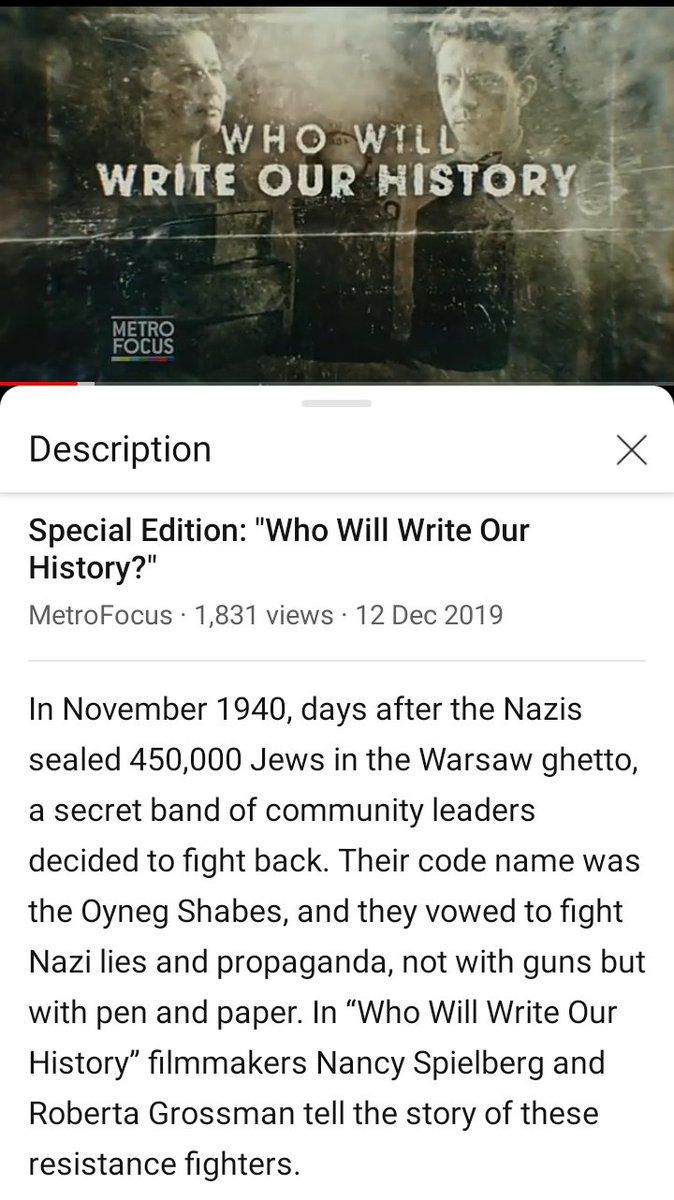 🖐️ @xandraax @therealroseanne
@_RandomTweeter_
🎥youtu.be/or-9RHm_Owg
#Whowillwriteourhistory @writeourhistory @robertagrossman @nancyspielberg @HavaNagilaMovie 
📽️ Remarkable discovery: how #Jews lived under Nazi rule @JewishLifeTV @JBSTVORG @IvankaTrump