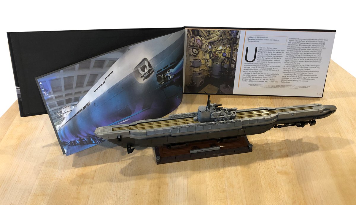 TheAtomBrick's tweet photo. Looking for the PERFECT gift? Try our officially licensed #WWII U505 submarine model. This captured U-boat is on display @msichicago
#TAB #TheAtomBrick https://t.co/vcplUzIWix