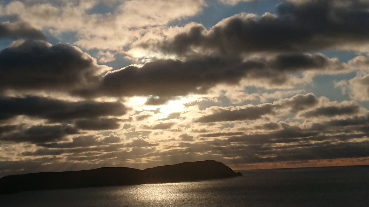 From Bradda looking towards the Calf of Man, mid afternoon. #IOM #IsleOfMan #Bradda #NoFilters #DecemberDays