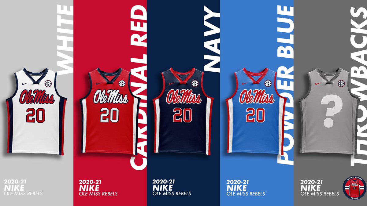 ole miss basketball jersey