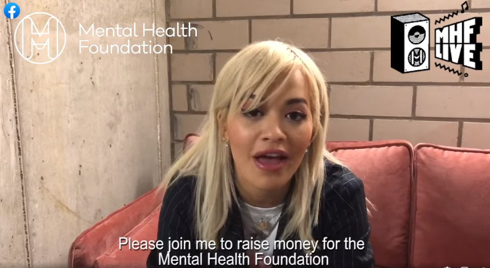 Mental Health Foundation – Rita has joined the Foundation in 2018 donating & spreading awareness on the importance of mental health issues. During 2020 she has also supported ‘I AM WHOLE UK’ concerning mental health issues connected to the digital era.