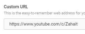 ZahaitGaming's tweet photo. Finally got a custom URL. GOALS! :D Thanks for being part of this journey with me, friends. I literally could not do it without you. https://t.co/DU7wHDo6io