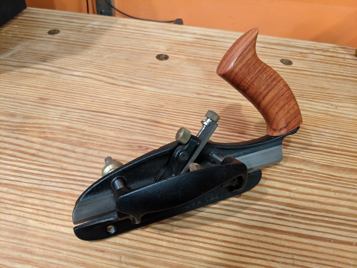 Next is the Veritas small plow plane. This one I do use all the time as I find grooving operations to be relatively foolproof and enjoyable. Bonus "in-use" photo on this one.