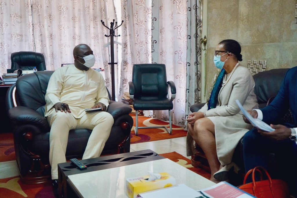 PScotlandKC's tweet image. Pleased to meet The Gambia’s Justice Minister &amp;amp; Attorney General Dawda A. Jallow in Banjul. 

I commended his efforts to strengthen the Gambia’s legislative framework, especially for good governance and equality in law for women, which will drive inclusive and sustainable growth.