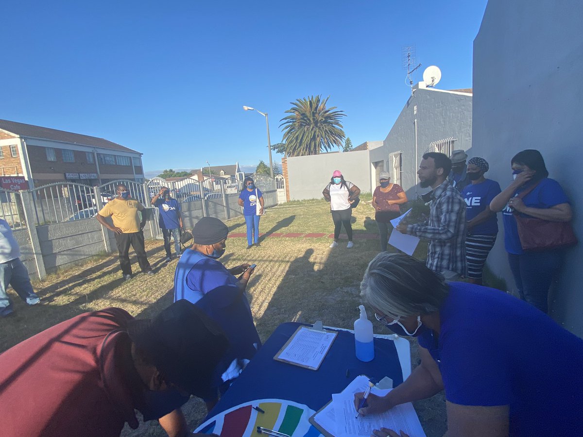 ricardomackenzi's tweet photo. The @WesternCapeDA Mitchells Plain Constituency AGM as we working to ensure a great team ahead of the #LGE2021
Thanks to my colleague @ReagenAllen for being the Presiding Officer today.
#LetsGetsToWork https://t.co/Ao9XbUSPqO
