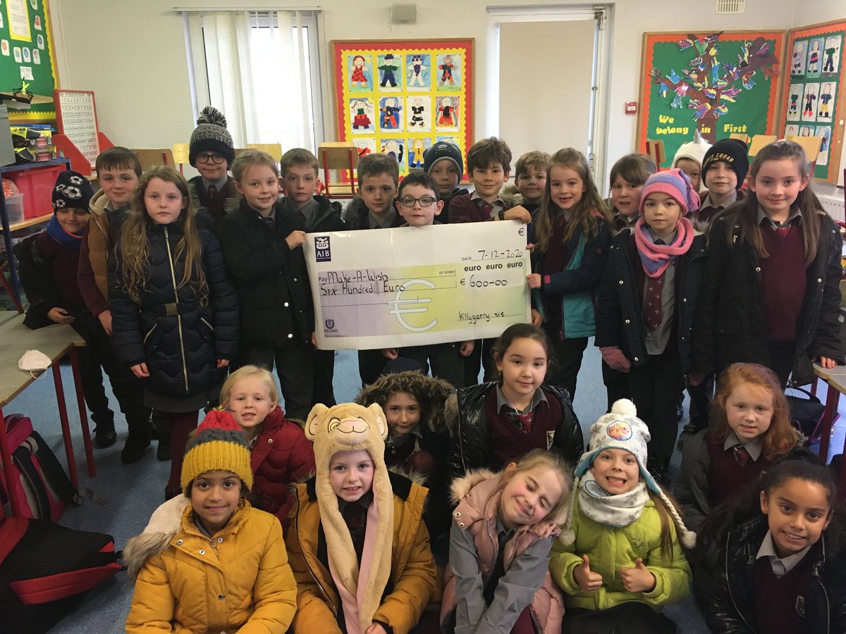 theheartangelb's tweet photo. Well done to the pupils and staff at Ballycarry National School in Co Cavan. They completed #theheartangel challenge and in the process raised €600 for @MakeAWish_ie doing their #randomactsofkindness. 

#payitforward #spreadinglove #spreadingjoy
#rememberingbeibhinn https://t.co/wQ11AwbiTQ