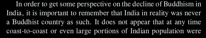First let's put one thing to rest, Buddhism was never the religion of masses in India, even at its zenith at the time of Asoka.From Decline of Buddhism in India by KTS Sarao.