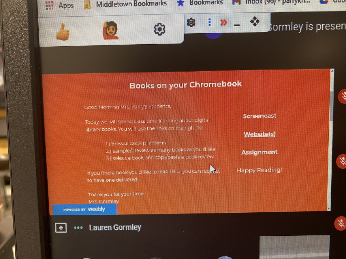 ParryKristen's tweet photo. Taking a tour of our e-library and virtual resources today to search science topics of interest. @eLibraryNJ @LibraryThorne @thorne_ms https://t.co/FzhYvxP5z1
