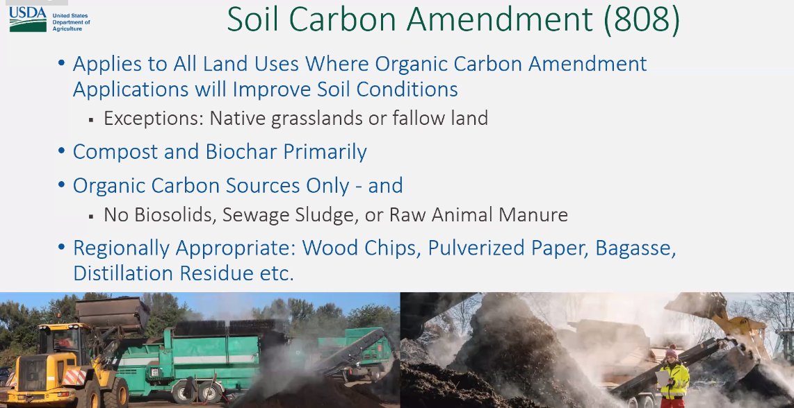 This standard basically applies to farmland, including only compost and biochar, and excludes fallow land and spreading sewage, biosolids, etc.