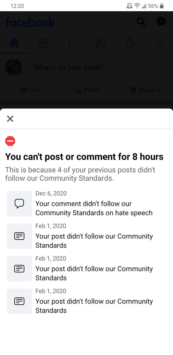 JimmyDrama's tweet photo. I have 2 Facebook pages. I post everything on my real name page. I had problems before but they went away but after the election not so much. My Jimmy Drama page I talk zero politics &amp; haven't posted since Nov 29, I'm restricted on there too https://t.co/nZpuTxyIPH